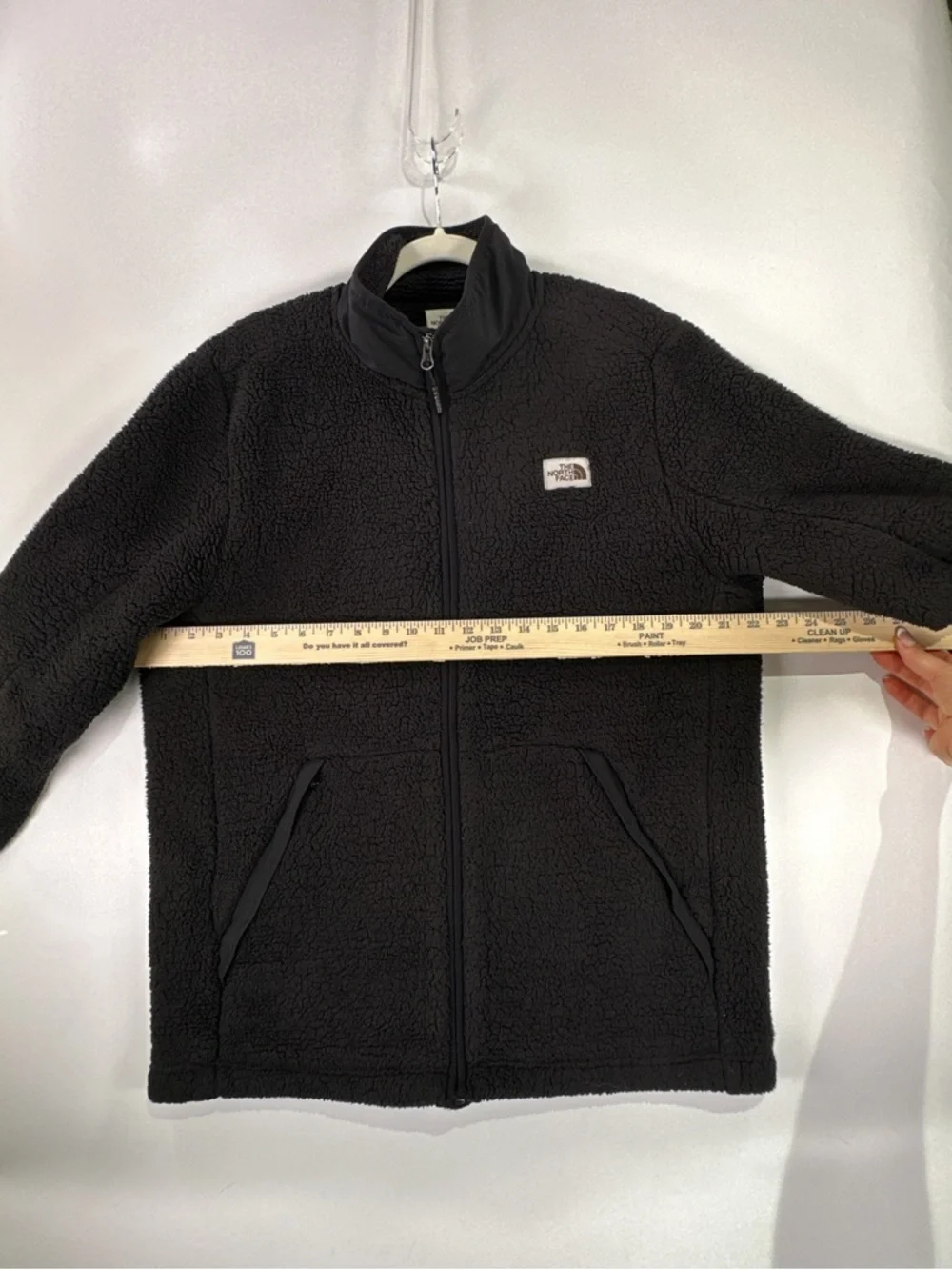 The North Face Campshire Full Zip Sherpa Fleece Jacket Black Mens L